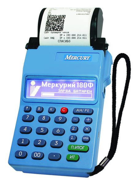 ККМ Меркурий-180Ф (GSM и WI-FI, с ФН 15мес)